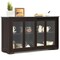 Costway Kitchen Storage Cabinet Sideboard Buffet Cupboard w/ Sliding Door